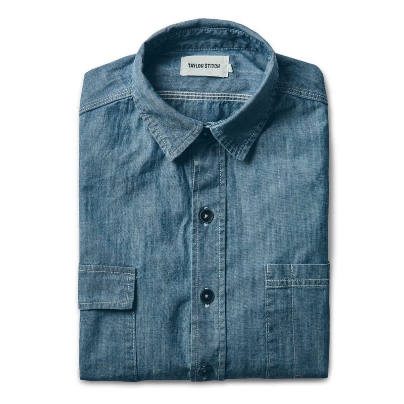 Vwsao Utility Shirt in Sea Washed Chambray