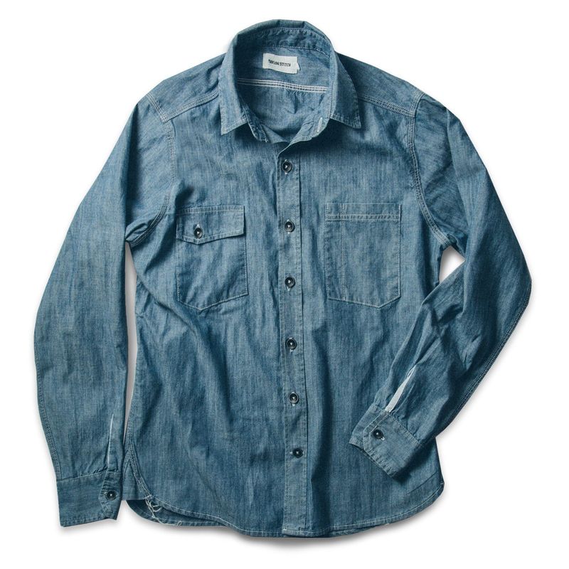 Vwsao Utility Shirt in Sea Washed Chambray
