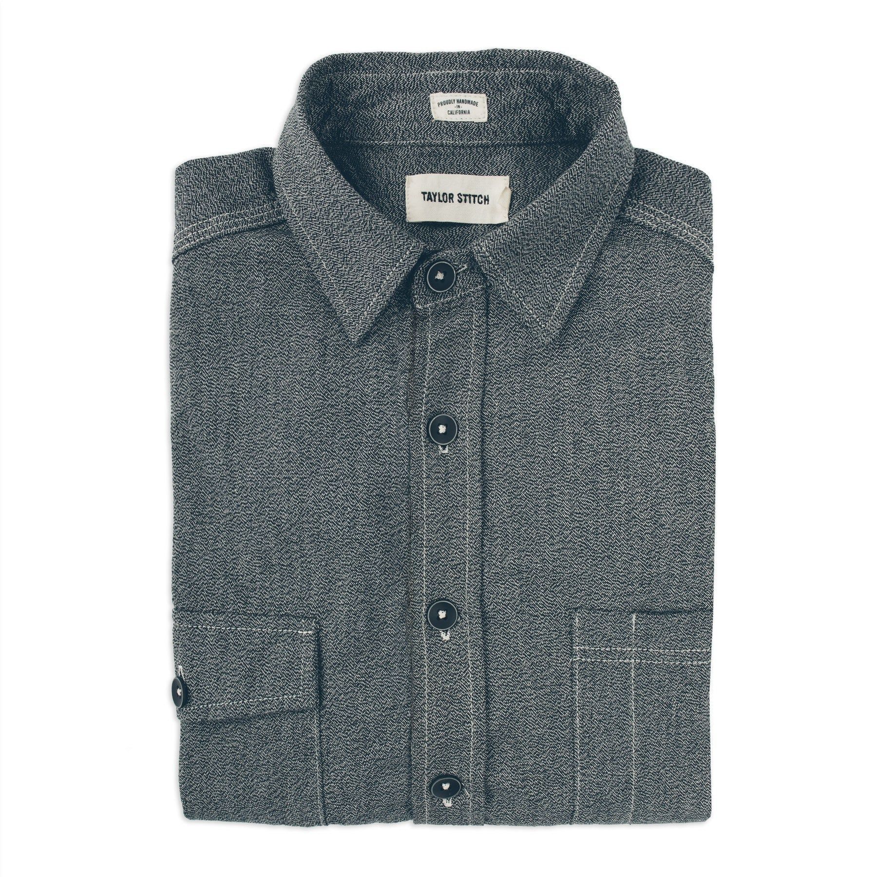 Vwsao Utility Shirt in Salt &amp; Pepper Chambray
