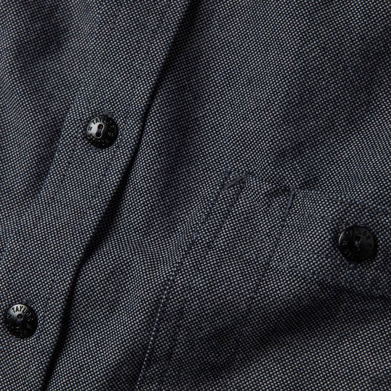 Vwsao Utility Shirt in Indigo Crosshatch
