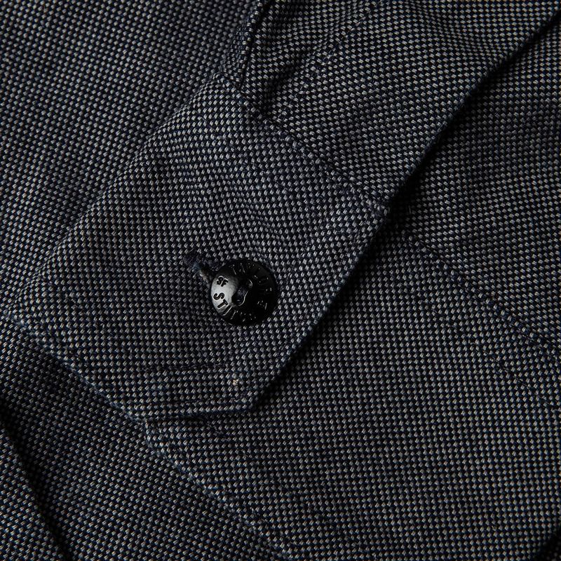 Vwsao Utility Shirt in Indigo Crosshatch
