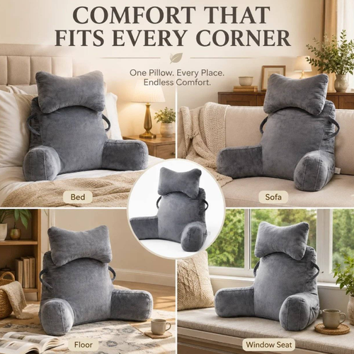 Multi-Functional Waist Support Reading Pillow Back Cushion