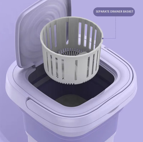 Portable Folding Washing Machine - Mini Travel Washer