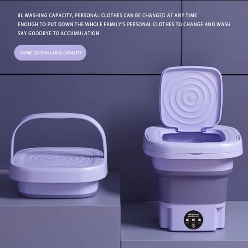 Portable Folding Washing Machine - Mini Travel Washer