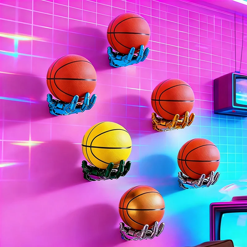 Wall Mount Basketball Holder