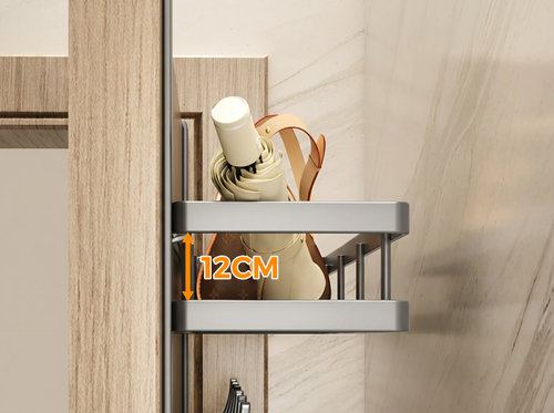 Coin-thin hooks for smooth door closing