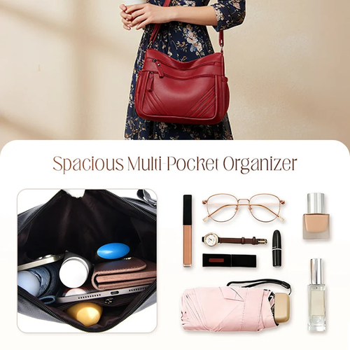 Womenis Stylish Shoulder Bag with Adjustable Strap