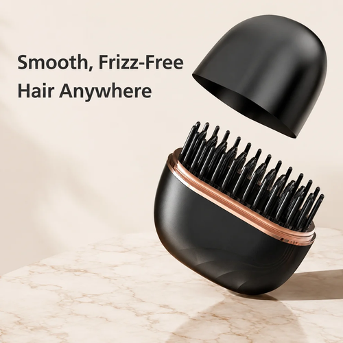 Mini Portable Hair Straightener Comb – Wireless