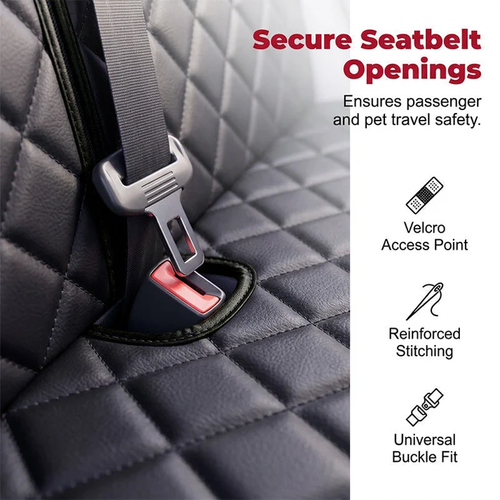 Car Seat  Waterproof, seatbelt openings & foldable