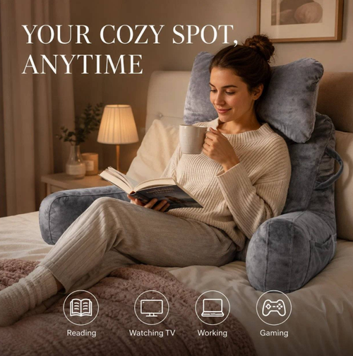 Multi-Functional Waist Support Reading Pillow Back Cushion