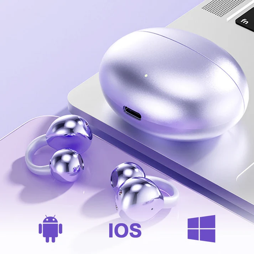 On Open Ear Earbuds — Lightweight Wireless Ear Clip Headphones with AI Noise Cancelling