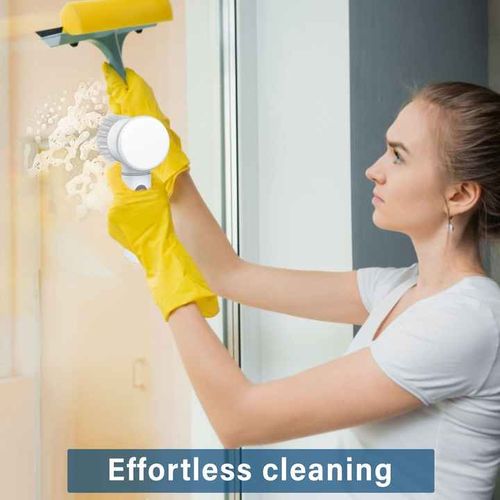Electric Cleaning Brush Cordless Electric Scrubber Handheld Bathtub Brush Kitchen Bathroom Sink Cleaning Tool