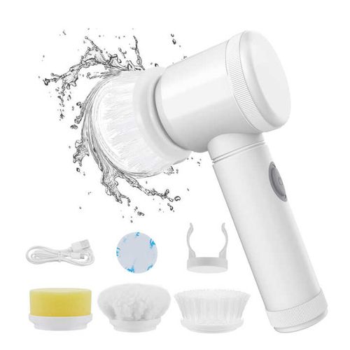 Electric Cleaning Brush Cordless Electric Scrubber Handheld Bathtub Brush Kitchen Bathroom Sink Cleaning Tool