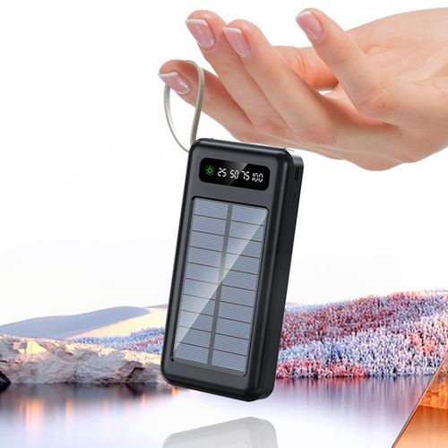 Plug Cable 10000 mAh Power Bank Solar Cell Phone Ultra Solar Panel