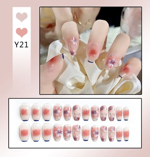 Explosive false nail stickers wear nail finished nail pieces nail art patches removable nail patches (can be customized)