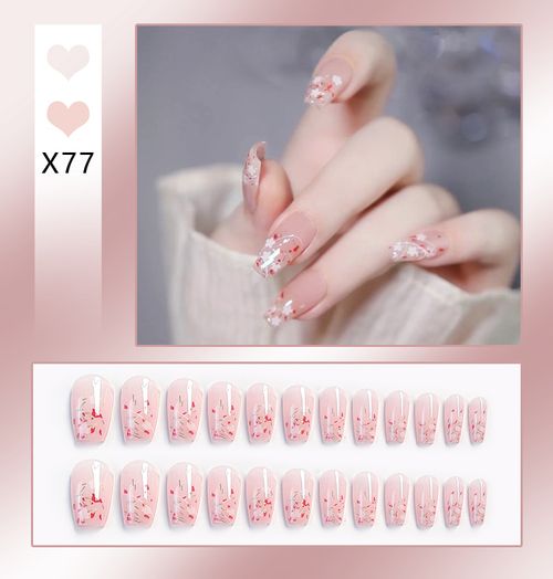 Explosive false nail stickers wear nail finished nail pieces nail art patches removable nail patches (can be customized)