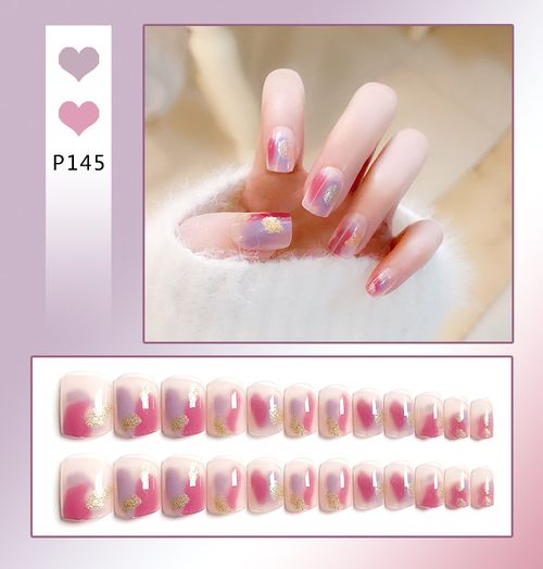 Explosive false nail stickers wear nail finished nail pieces nail art patches removable nail patches (can be customized)