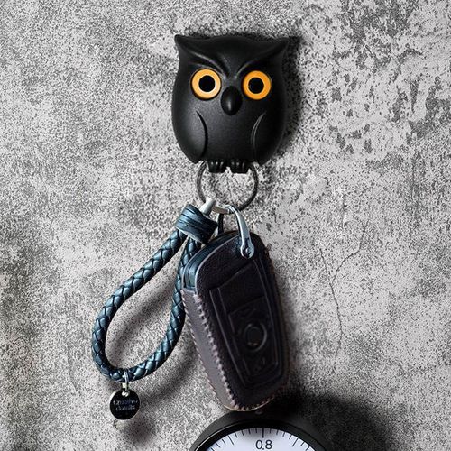 High Quality Magnetic Cute Home Fancy Owl Hanging Keychain Holder Wall Key Hooks