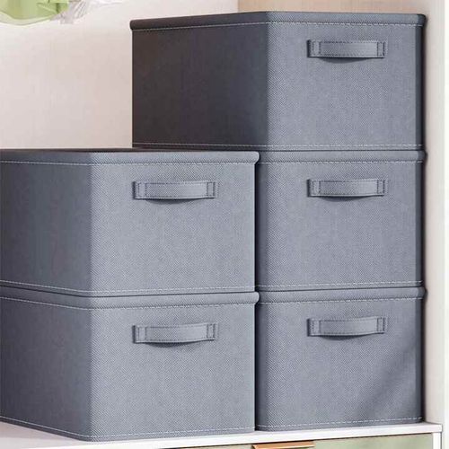 Foldable Jeans Drawer Organizer 7 Compartment Jeans Organizer Washable Pants Closet Jeans Organizer