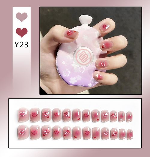 Explosive false nail stickers wear nail finished nail pieces nail art patches removable nail patches (can be customized)