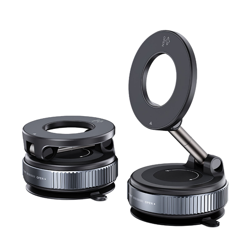 2025 hot folding strong magnetic magnetic cell phone holder desk wall car suction windshield windshield adjustable rotating vacuum adsorption seat
