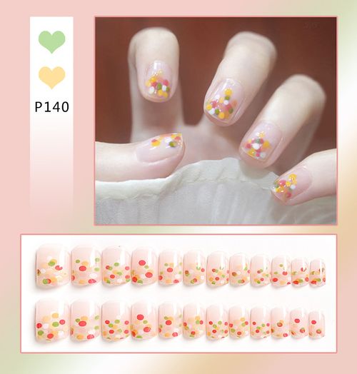 Explosive false nail stickers wear nail finished nail pieces nail art patches removable nail patches (can be customized)