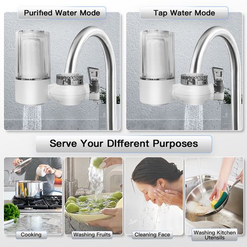 Ceramic cartridge water filter for faucet7-stage tap water purifier kitchen faucet water filter