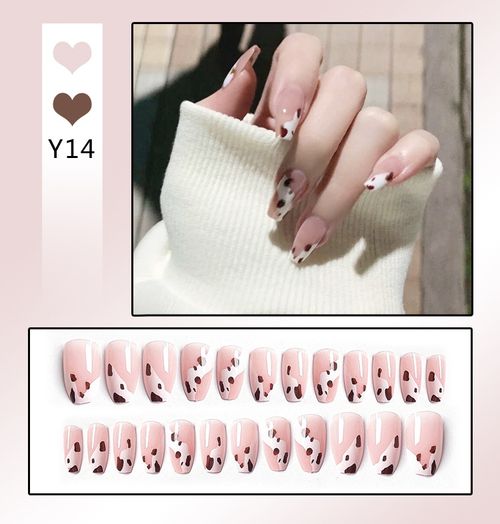 Explosive false nail stickers wear nail finished nail pieces nail art patches removable nail patches (can be customized)