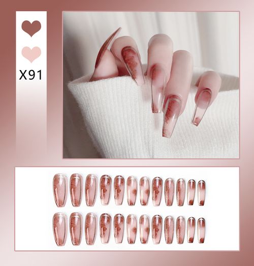 Explosive false nail stickers wear nail finished nail pieces nail art patches removable nail patches (can be customized)