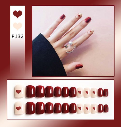 Explosive false nail stickers wear nail finished nail pieces nail art patches removable nail patches (can be customized)