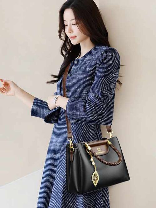 2025 Luxury PU Leather Women's Bag Geometric Pattern Crossbody Large Capacity Daily Office Fashion