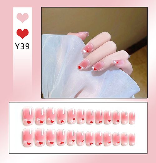 Explosive false nail stickers wear nail finished nail pieces nail art patches removable nail patches (can be customized)