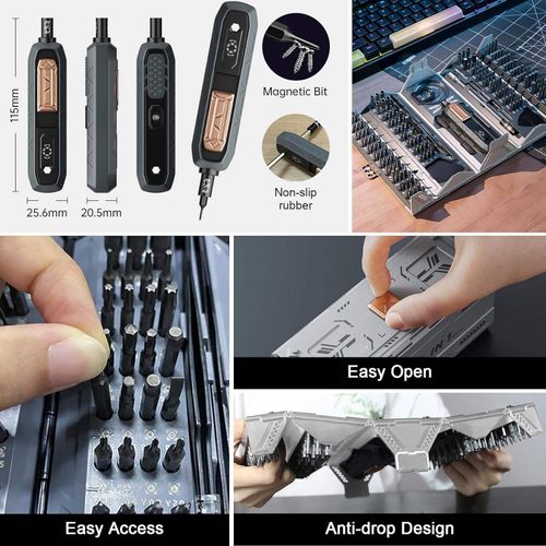 Precision Screwdriver Set, Electronic Toolkit 180-in-1 Small Screwdriver Set, Electronic Screwdriver Set