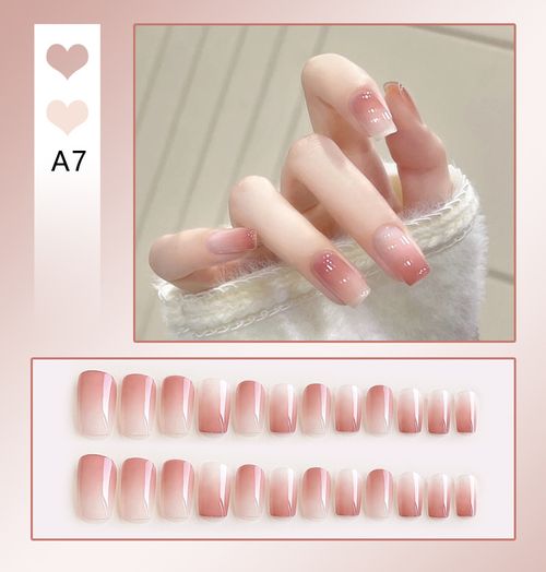 Explosive false nail stickers wear nail finished nail pieces nail art patches removable nail patches (can be customized)