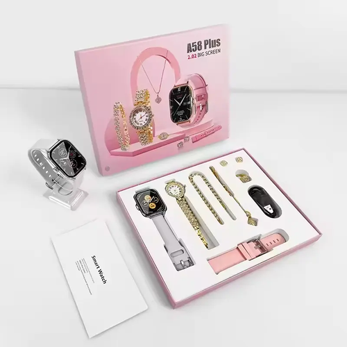 Fashion Gift Women's Luxury 8 in12 with Ring Earrings FitproTouch Screen