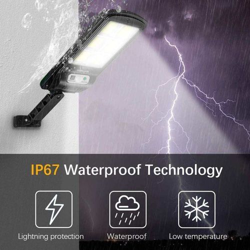 Gobo Solar Street Light Outdoor Waterproof Motion Sensor Wall Light Emitting Diode Light, Garden Terrace Solar Lights