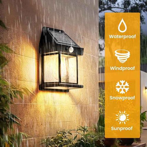 Fast delivery light emitting diode solar charging outdoor waterproof solar wall light 1w light emitting diode light