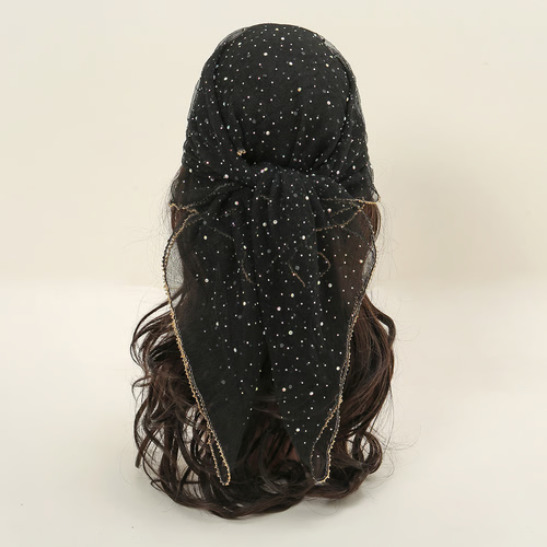 🔥 Women's Glitter Decor Head Scarf