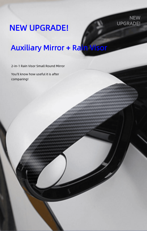 Rearview Mirror Rain Visor