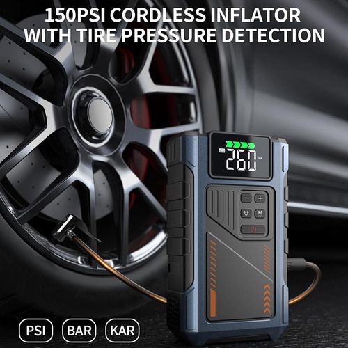 Car Mounted Inflatable Pump With Power Bank Emergency Start Power Supply Integrated Machine Emergency Battery Strong Start
