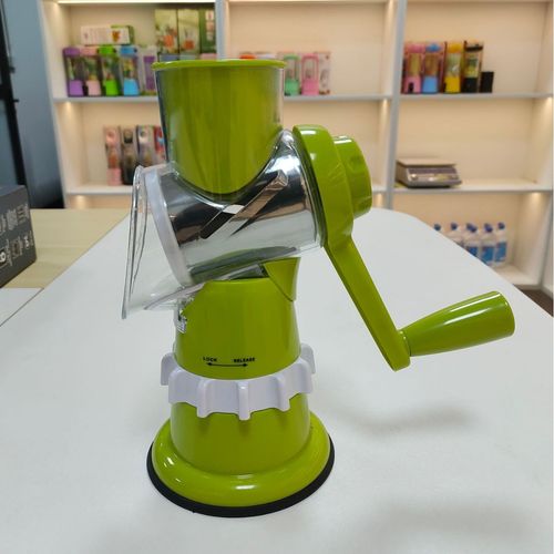 2024 Hot Seeling Arrivals Multifunctional Vegetable Cutter, Hand Rotating Grater Three-in-one Drum Vegetable Cutter