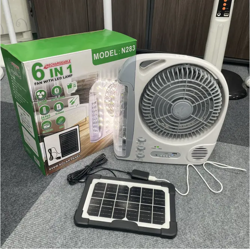 High Quality and Energy Saving Table Fan With Led Light Rechargeable Table Fan Portable Solar 8 Inch Table Fan