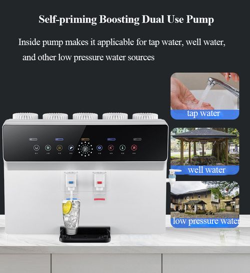 Household Water Purifier with Hot Water Function RO Reverse Osmosis Five-stage Filtration Drinking Water Machine