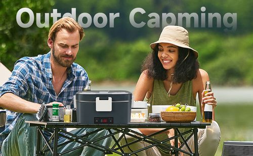 Electric Lunch Box Food Heater 3 in 1 Ultra Quick Heated Lu