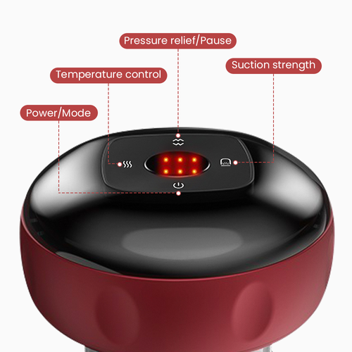 Hot Sell USB Charging Vacuum Suction Cupping Therapy Set Smart Cupping Massager