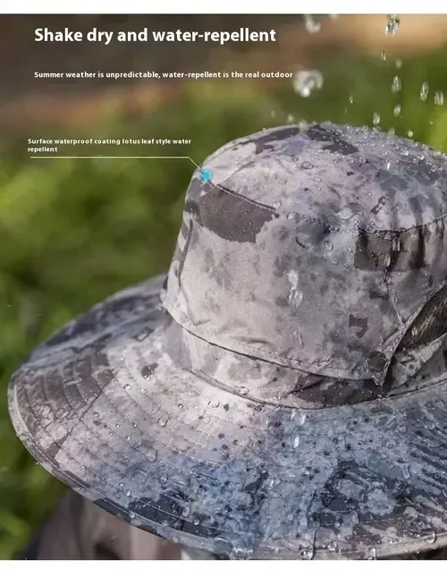 Solar fan cooling outdoor charging sun protection sun hat