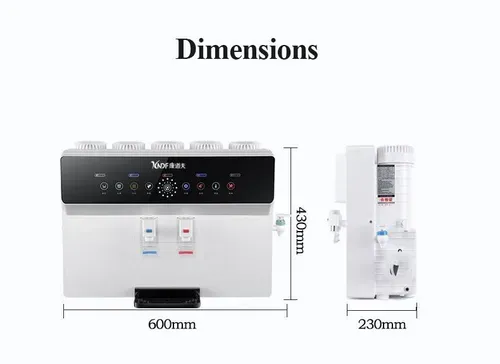 Household Water Purifier with Hot Water Function RO Reverse Osmosis Five-stage Filtration Drinking Water Machine
