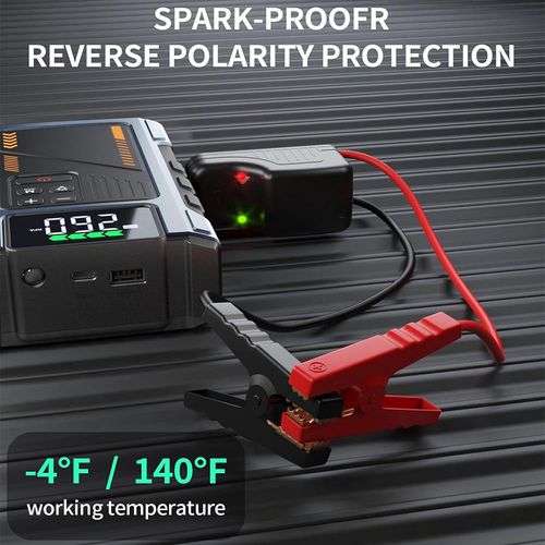 Car Mounted Inflatable Pump With Power Bank Emergency Start Power Supply Integrated Machine Emergency Battery Strong Start