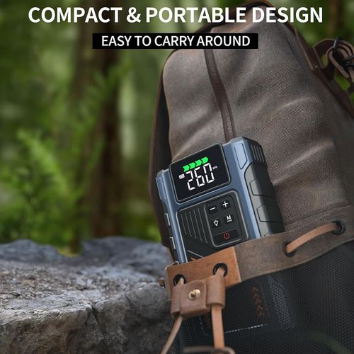 Car Mounted Inflatable Pump With Power Bank Emergency Start Power Supply Integrated Machine Emergency Battery Strong Start