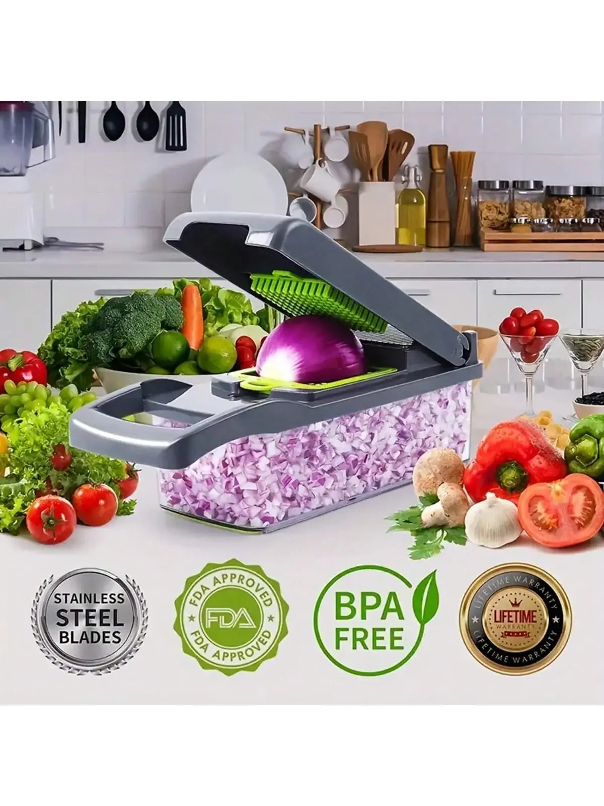 🔥16 in 1 Vegetable Chopper